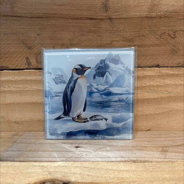 Glass Penguin Coaster 