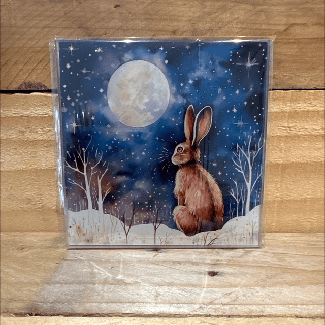 Glass Rabbit Coaster 
