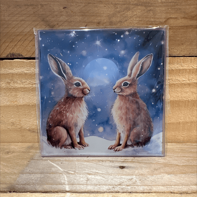 Glass Rabbit Coaster 