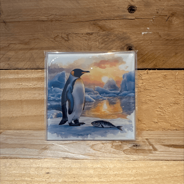 Glass Penguin Coaster 