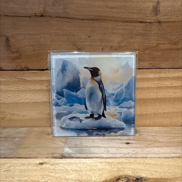 Glass Penguin Coaster 